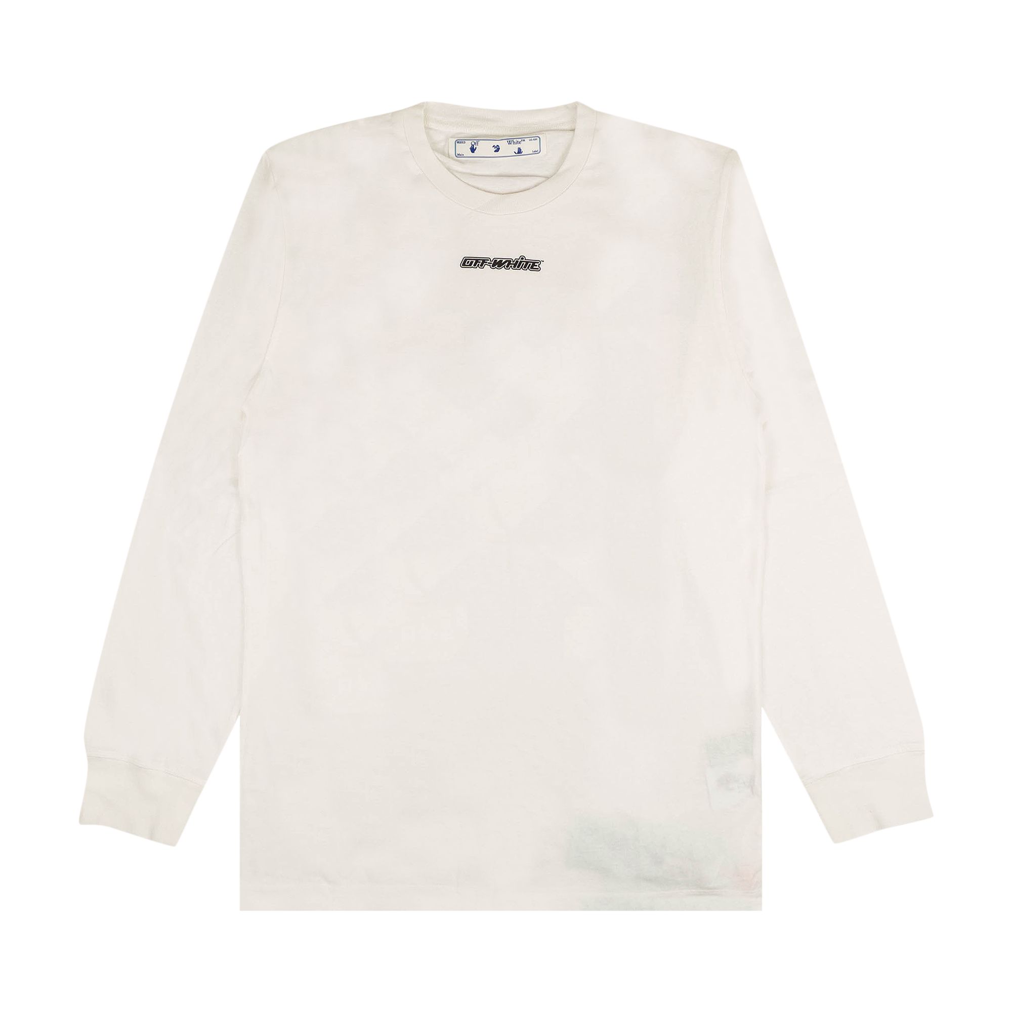 Off-White Marker Long-Sleeve Tee 'White' | Men's Size M