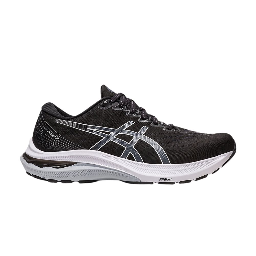 Pre-owned Asics Wmns Gt 2000 11 D Wide 'black White'