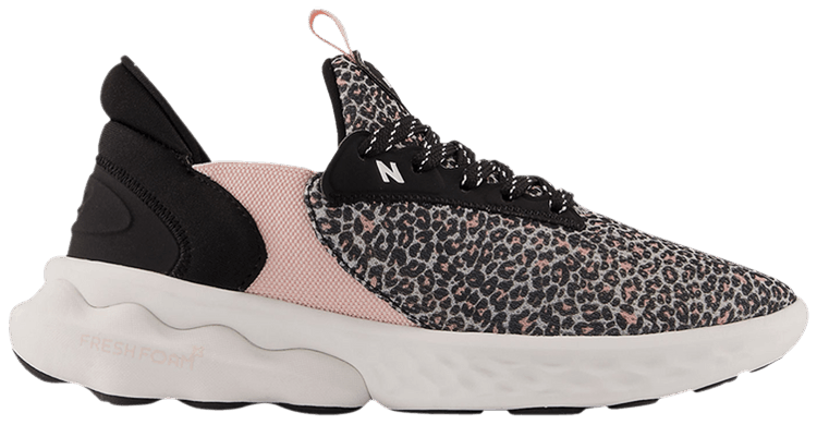 New Balance Wmns Fresh Foam Roav Elite Wide Pink Leopard