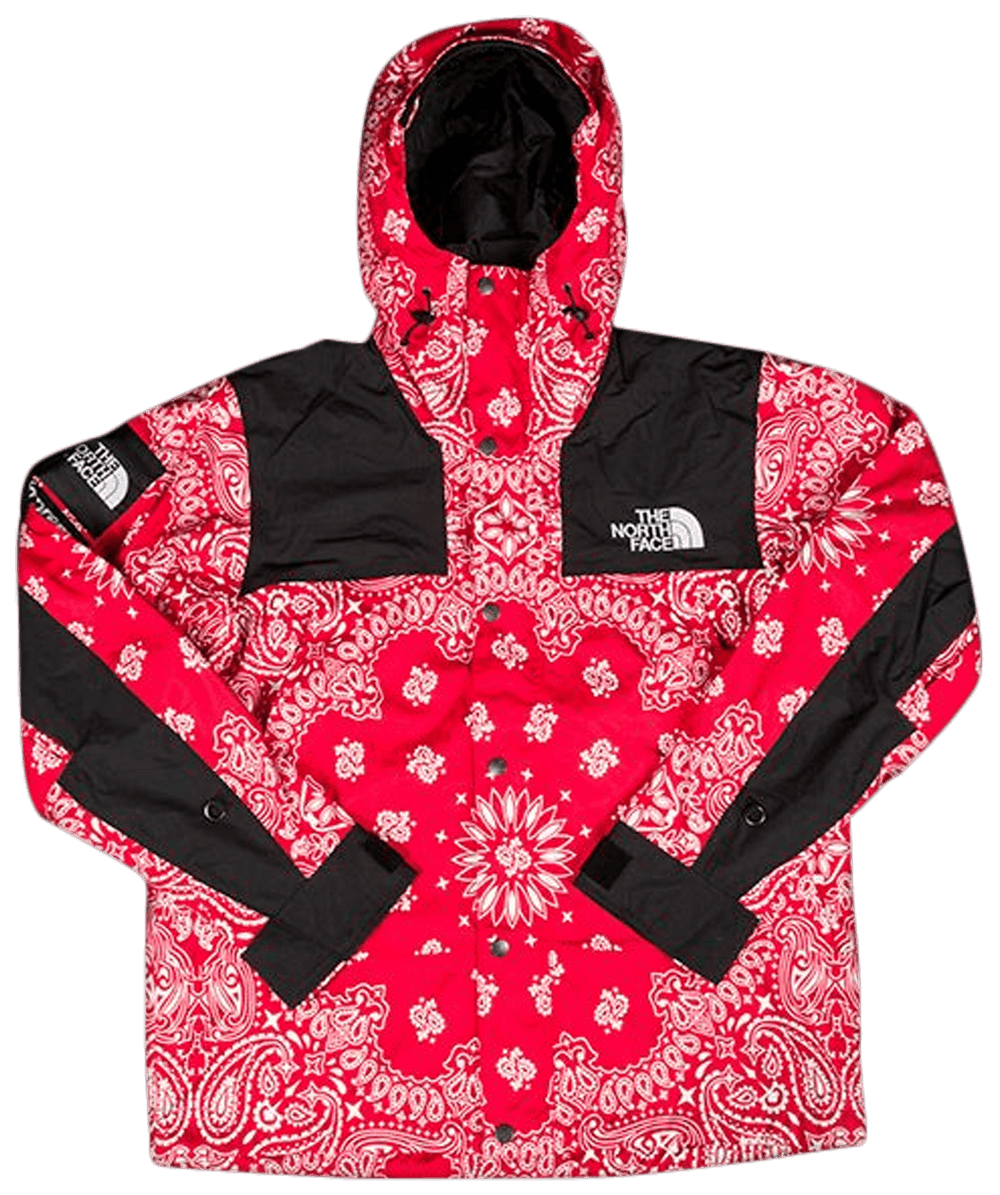 Buy Supreme x The North Face Bandana Mountain Jacket 'Red' FW14J2 RED