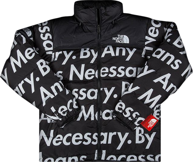 mechanisch tabak Industrialiseren Supreme x The North Face By Any Means Nuptse Jacket 'Black' | GOAT