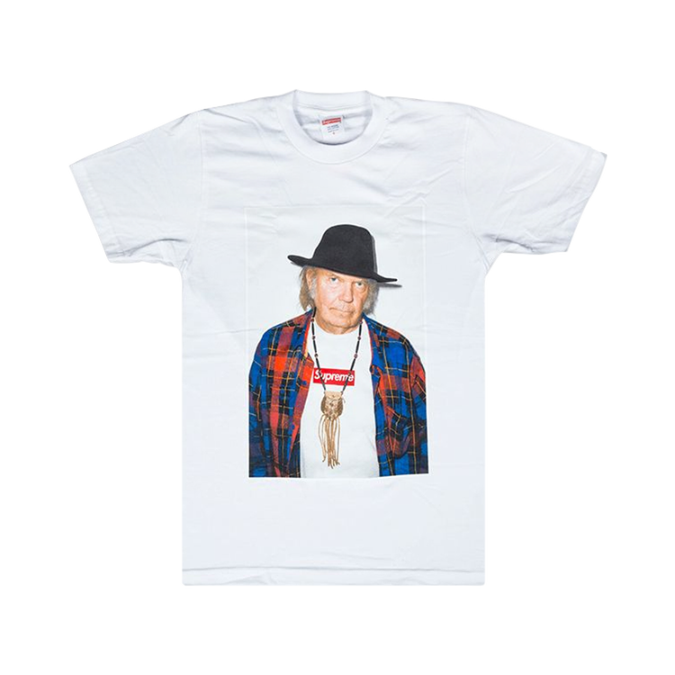 Buy Supreme Neil Young T-Shirt 'White' - SS15T9 WHITE | GOAT