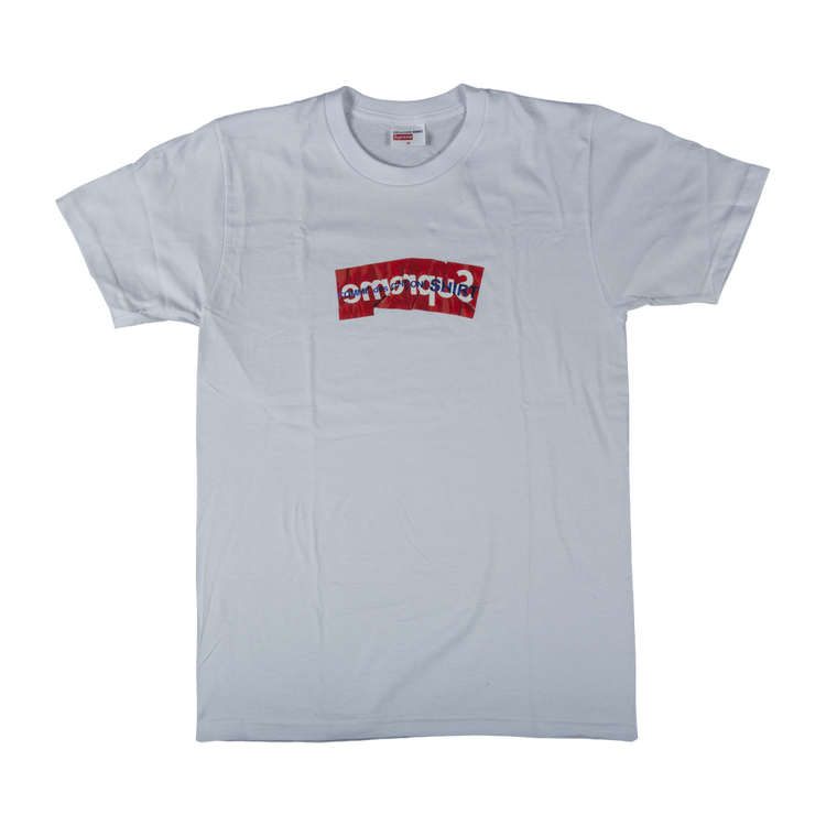 Supreme x Comme des Garçons SHIRT Box Logo T-Shirt 'White' | GOAT