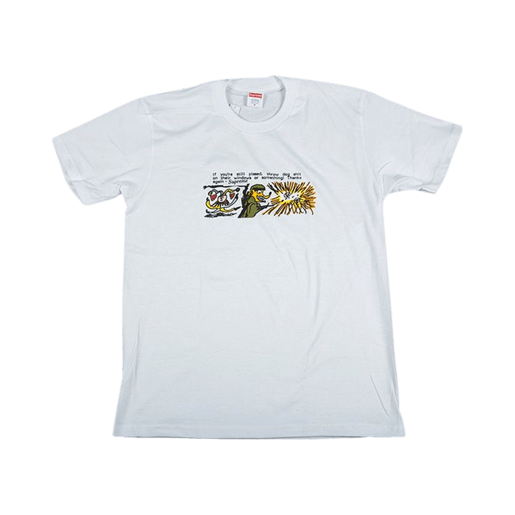 Supreme dog shirt on sale