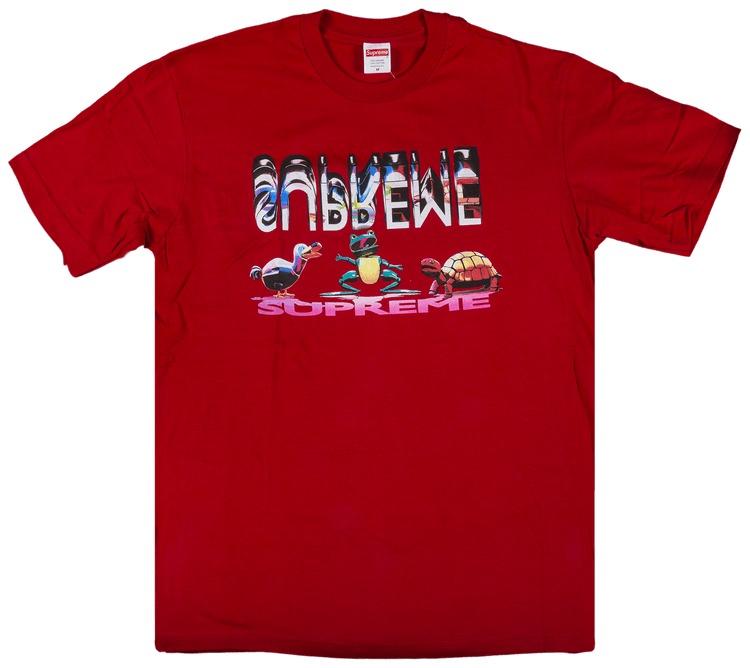 Buy Supreme Animals T-Shirt 'Red' - FW17T35 RED | GOAT