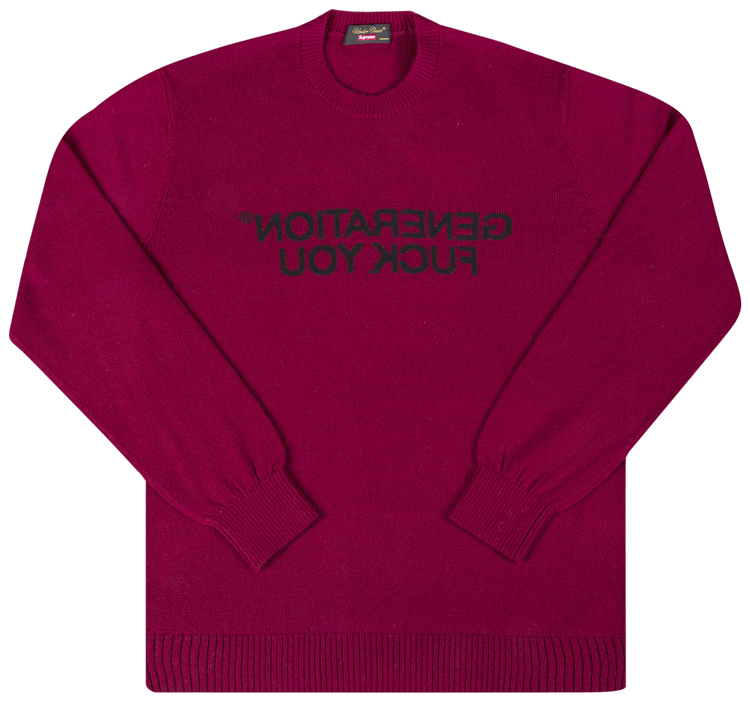 Buy Supreme x Undercover Generation Fuck You Sweater