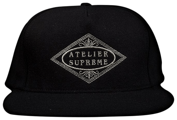 Buy Supreme Atelier 5-Panel Hat 'Black' - SS15H105 BLACK | GOAT
