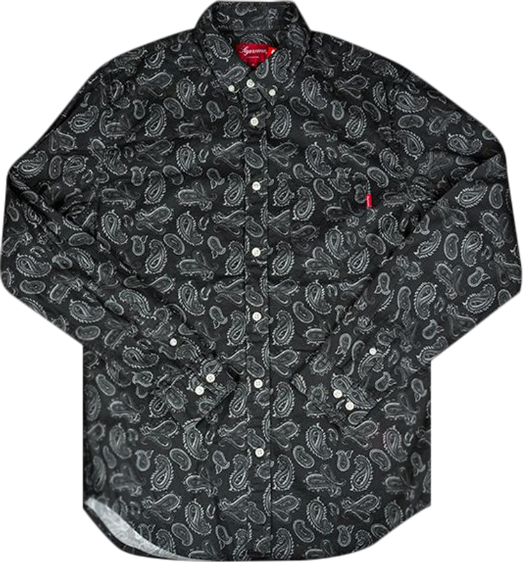 Buy Supreme Paisley Shirt 'Black' - FW13S8 BLACK | GOAT