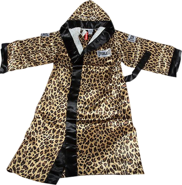 Supreme x Everlast Satin Hooded Boxing Robe 'Leopard'