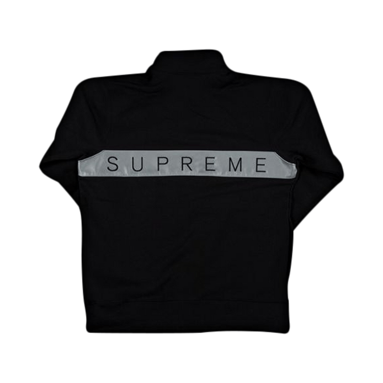 Size xl Supreme 2-Tone 3M Reflective Half Zip Sweat 'Black'