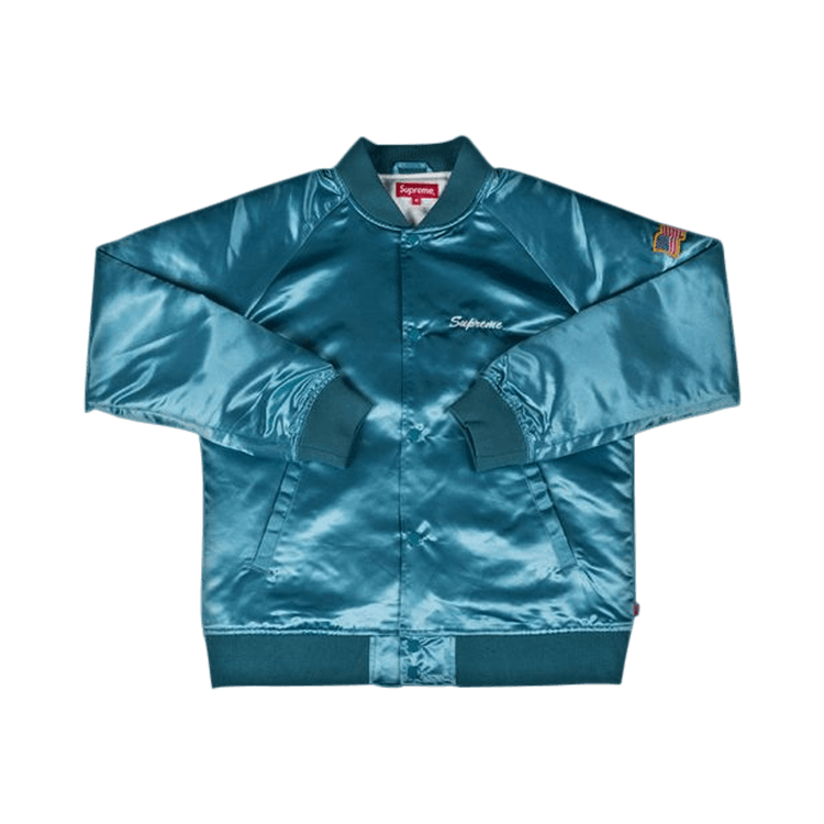 Buy Supreme Betty Boop Satin Club Jacket Light Blue SS16J45 LIGHT BLUE GOAT CA