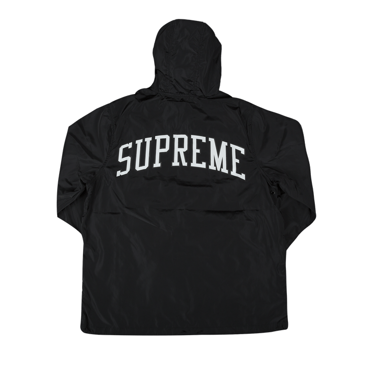 Buy Supreme x Champion Half Zip Windbreaker 'Black' - SS16J3 BLACK | GOAT