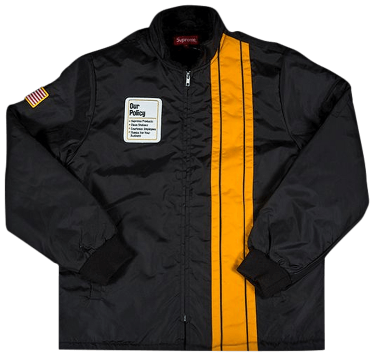 Supreme pit crew jacket top