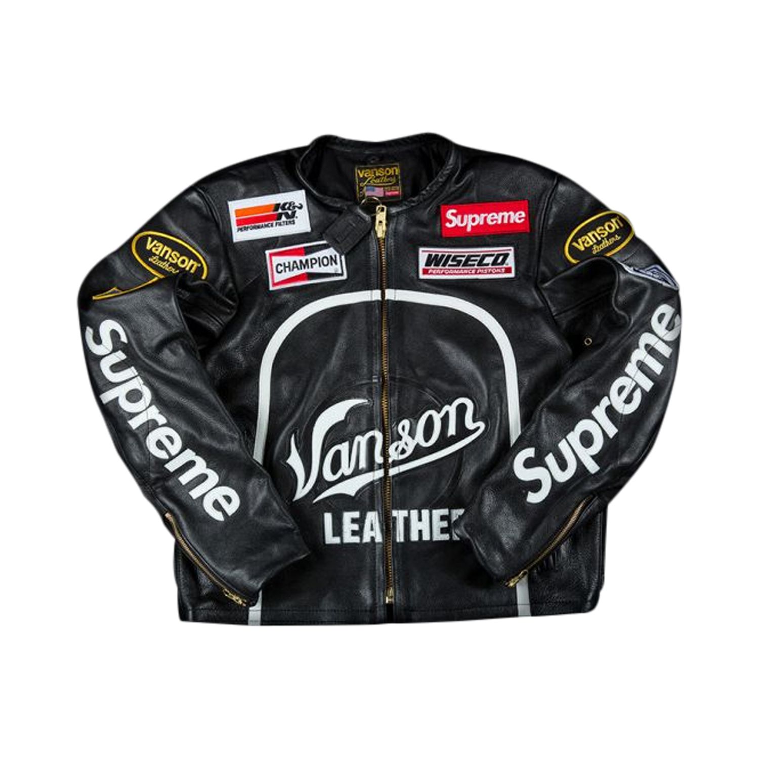 Pre-owned Supreme X Vanson Leather Star Jacket 'black' | Men's Size M