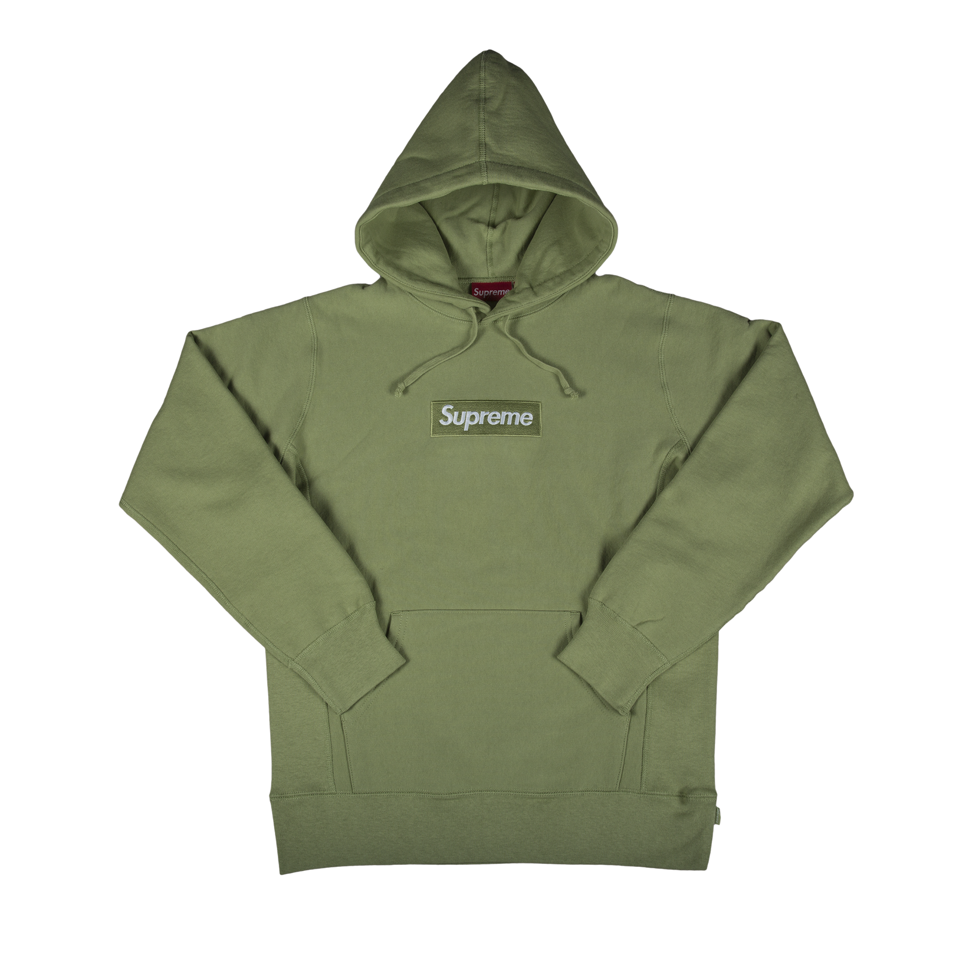 Buy Supreme Box Logo Hooded Sweatshirt 'Sage'   FWSW6 SAGE   GOAT