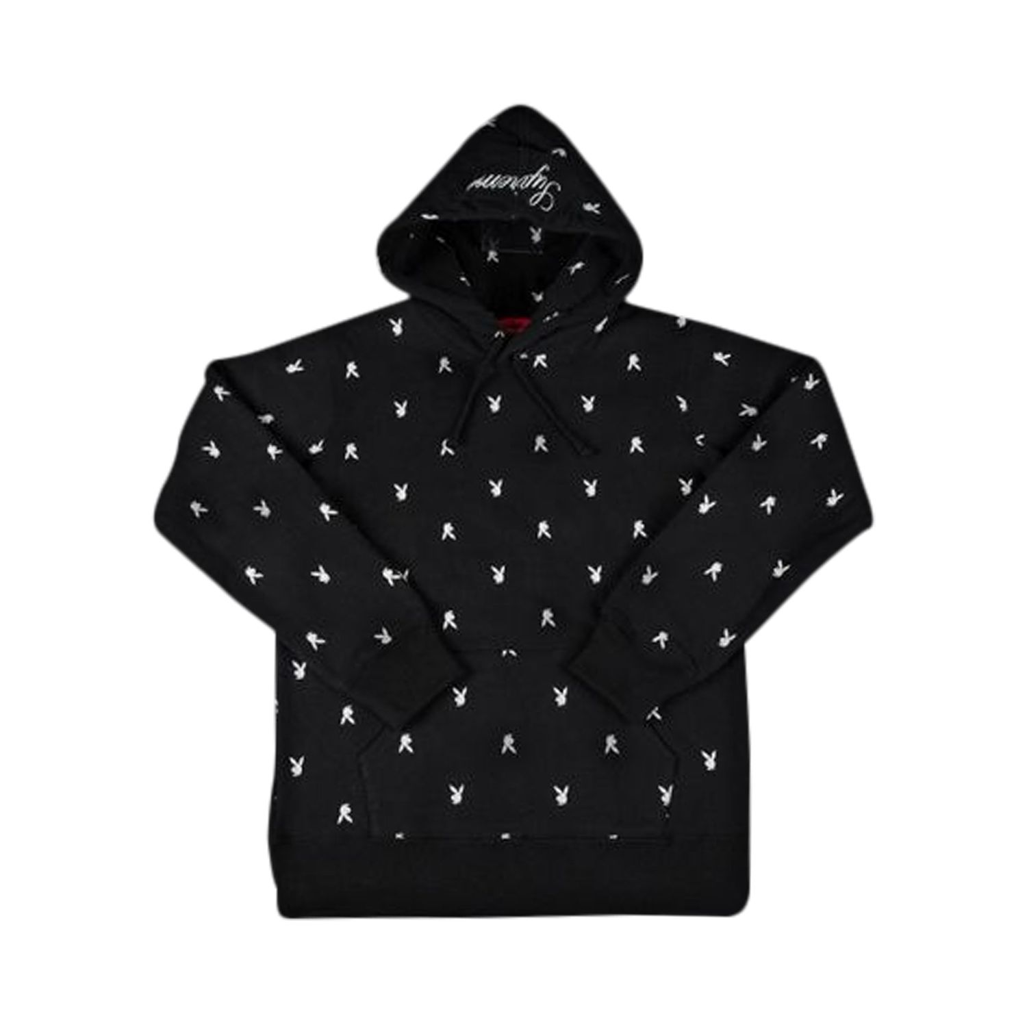 Pre-owned Supreme X Playboy Hooded Sweatshirt 'black' | Men's Size M