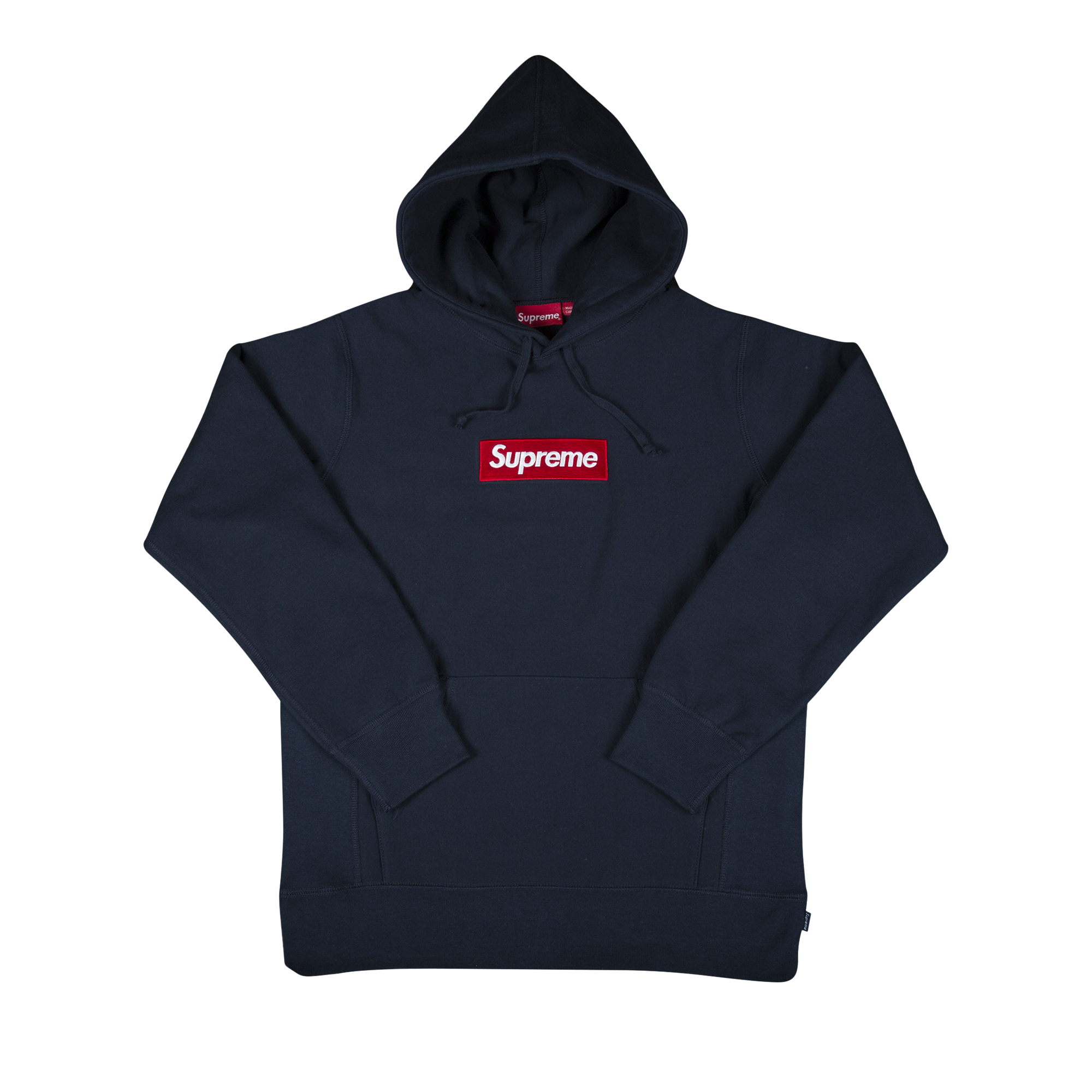 Buy Supreme Box Logo Hooded Sweatshirt 'Navy'   FWSW6 NAVY   GOAT