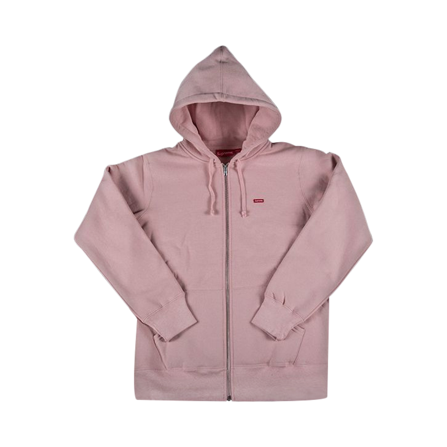 Supreme Small Box Zip Up Sweatshirt 'Pale Pink'