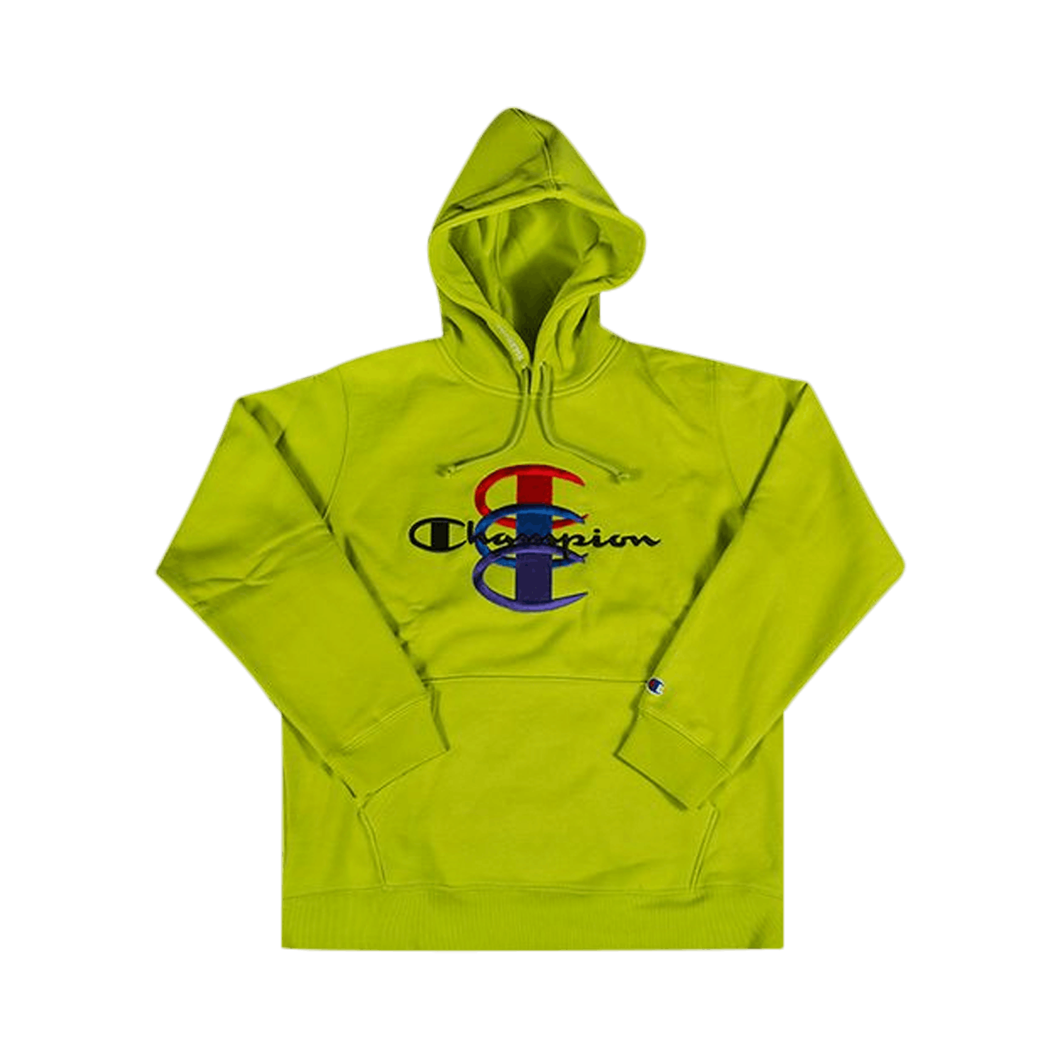Size m Supreme x Champion Stacked C Hooded Sweatshirt 'Green'
