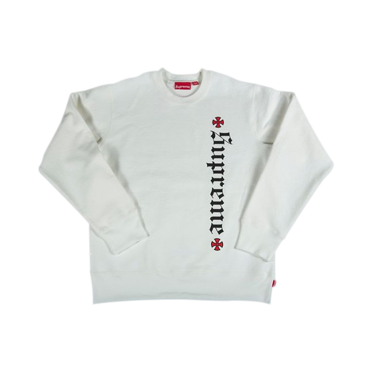 Buy Supreme x Independent Fuck The Rest Crewneck 'White