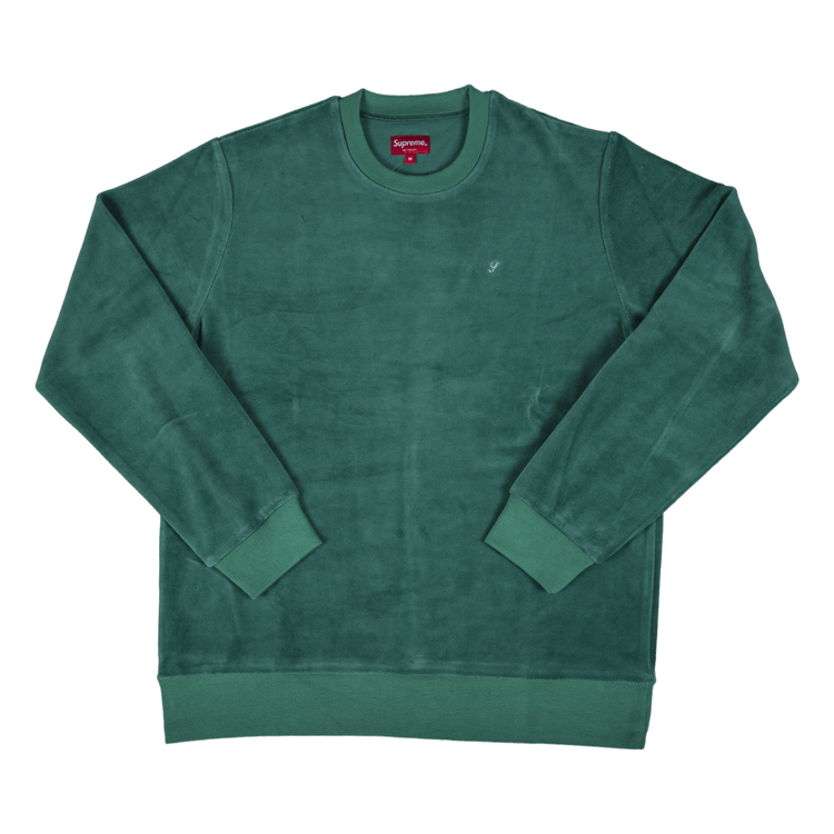 シュプリーム Velour Crewneck