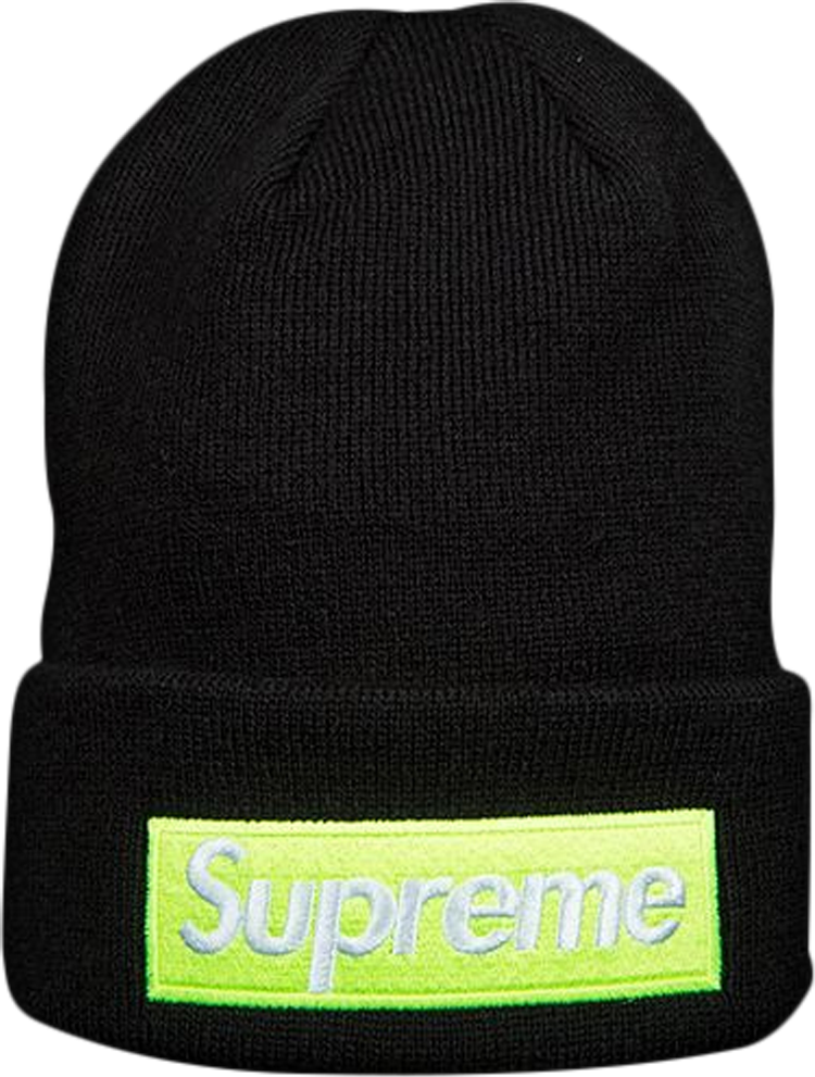 Supreme New Era Box Logo Beanie 'Black' | GOAT