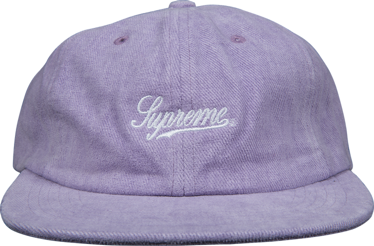 Buy Supreme Brush Twill Script 6-Panel Hat 'Purple' - FW17H15