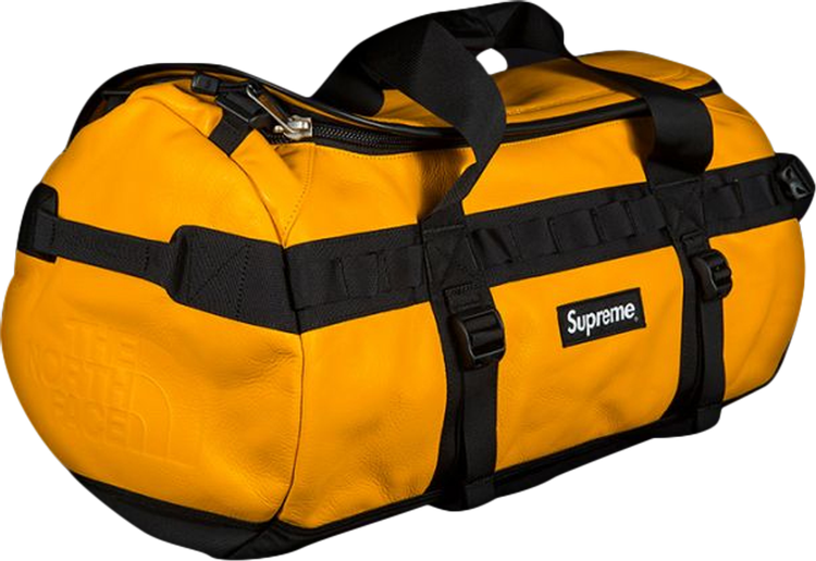 Buy Supreme x The North Face Leather Base Camp Duffle 'Yellow 