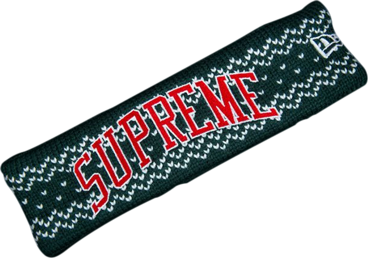 Buy Supreme New Era Arc Logo Headband 'Green' - FW17BN59 GREEN | GOAT