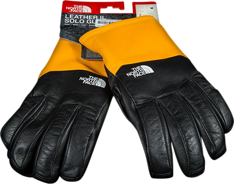 Supreme x The North Face Leather Gloves 'Yellow'
