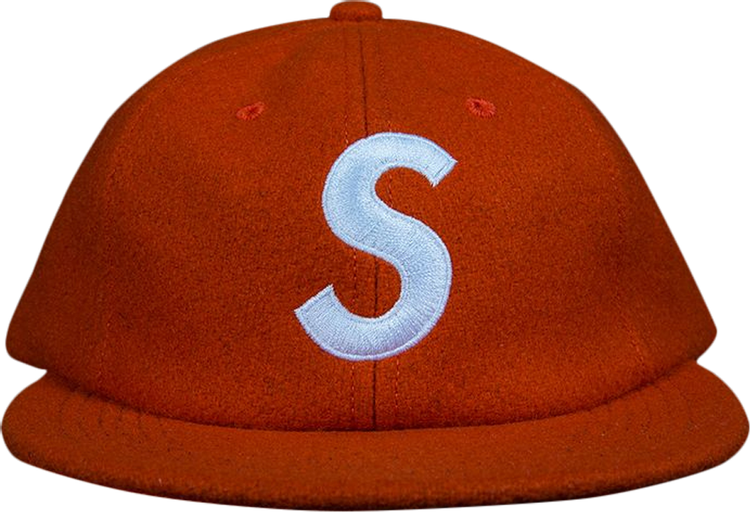Buy Supreme Wool S-Logo 6-Panel 'Orange' - FW17H28 ORANGE | GOAT