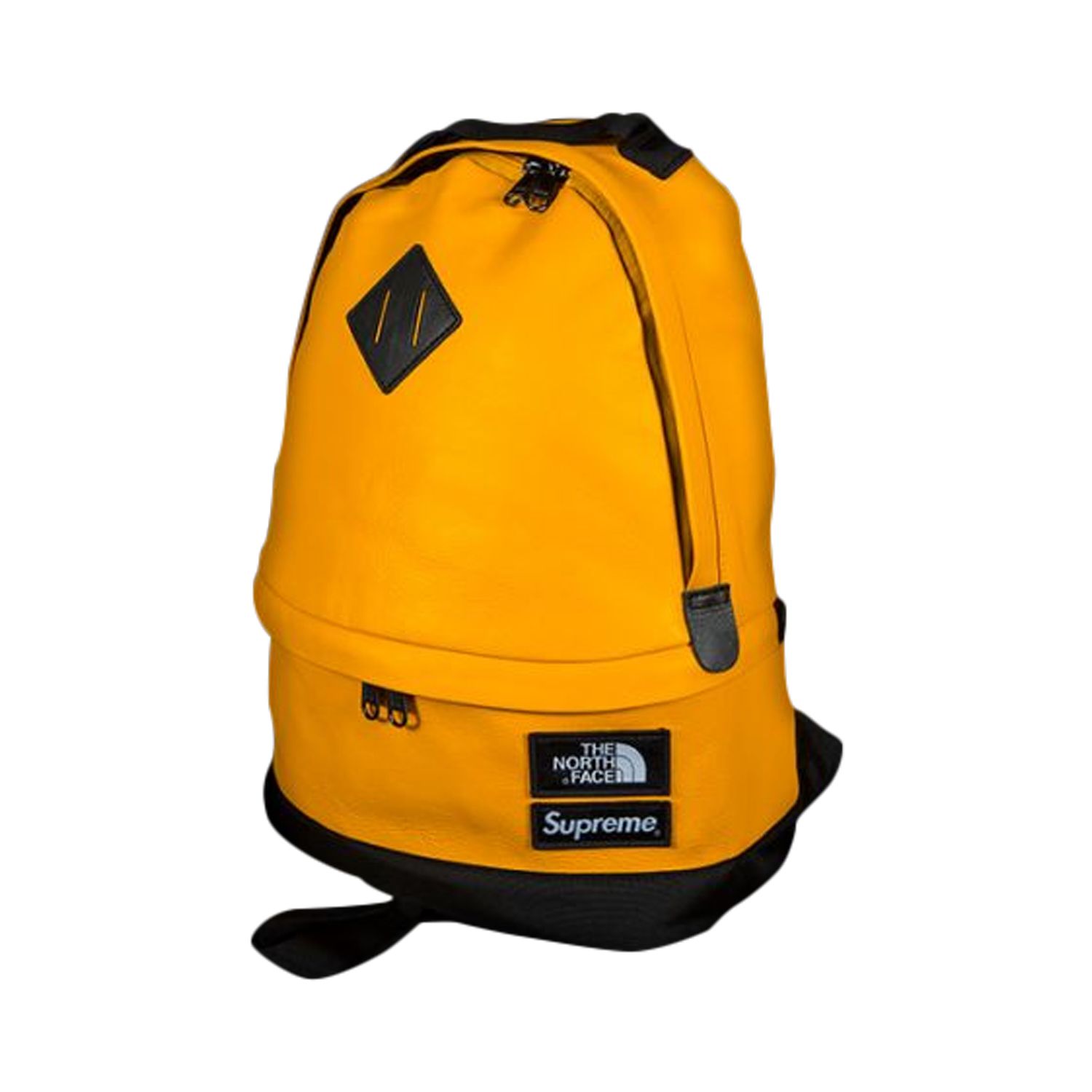 Pre-owned Supreme X The North Face Leather Day Pack 'yellow' | Men's Size Onesize