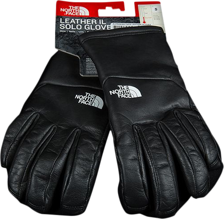 Supreme x The North Face Leather Gloves 'Black' | GOAT