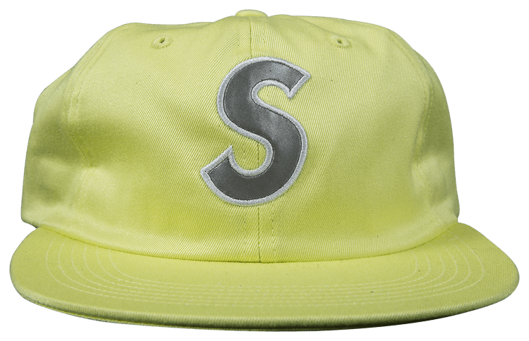 Supreme 3M Reflective S Logo 6 Panel Lime