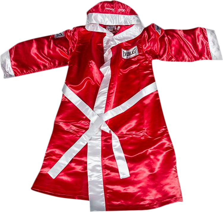 Supreme x Everlast Satin Hooded Boxing Robe 'Red'