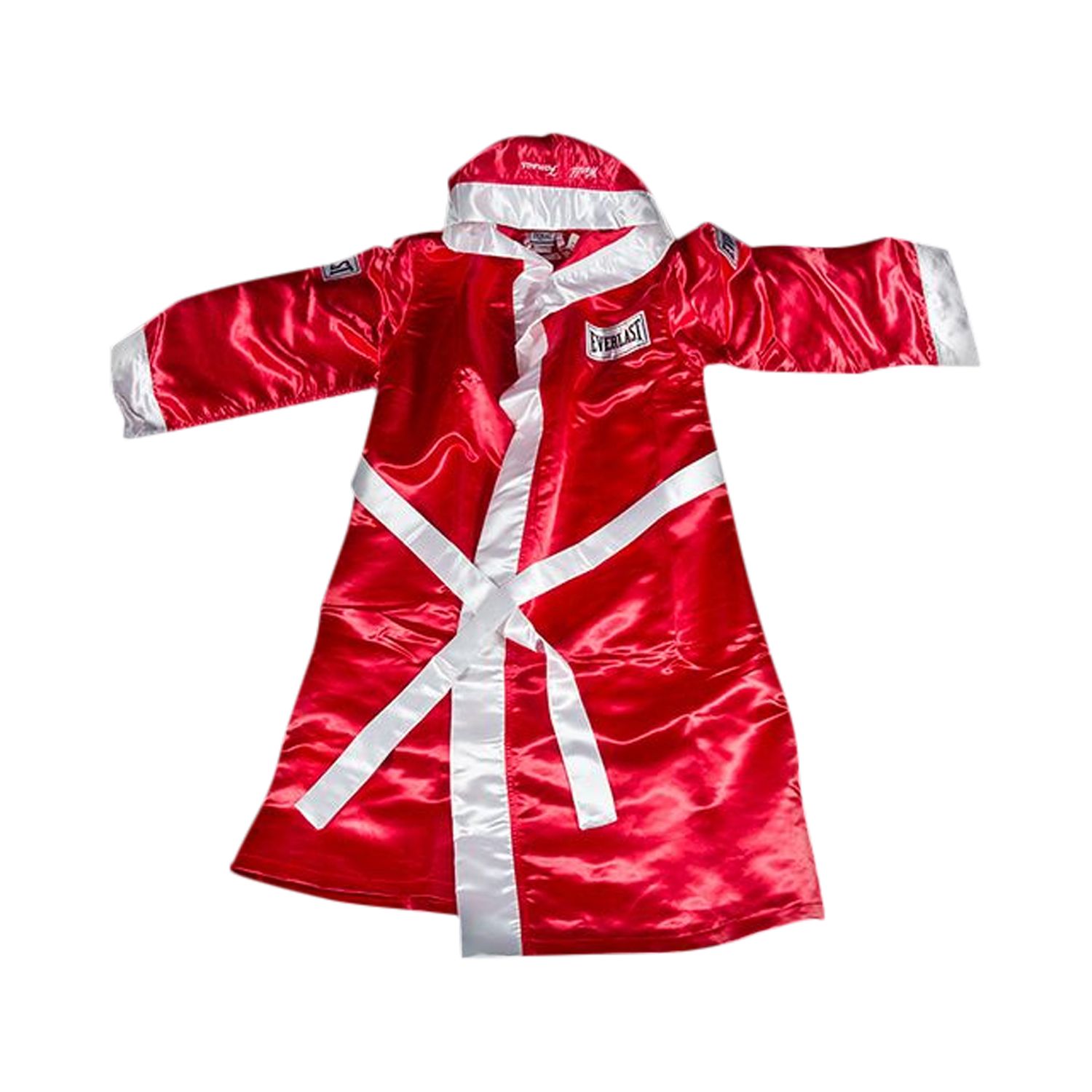 Supreme x Everlast Satin Hooded Boxing Robe 'Red' | Men's Size L