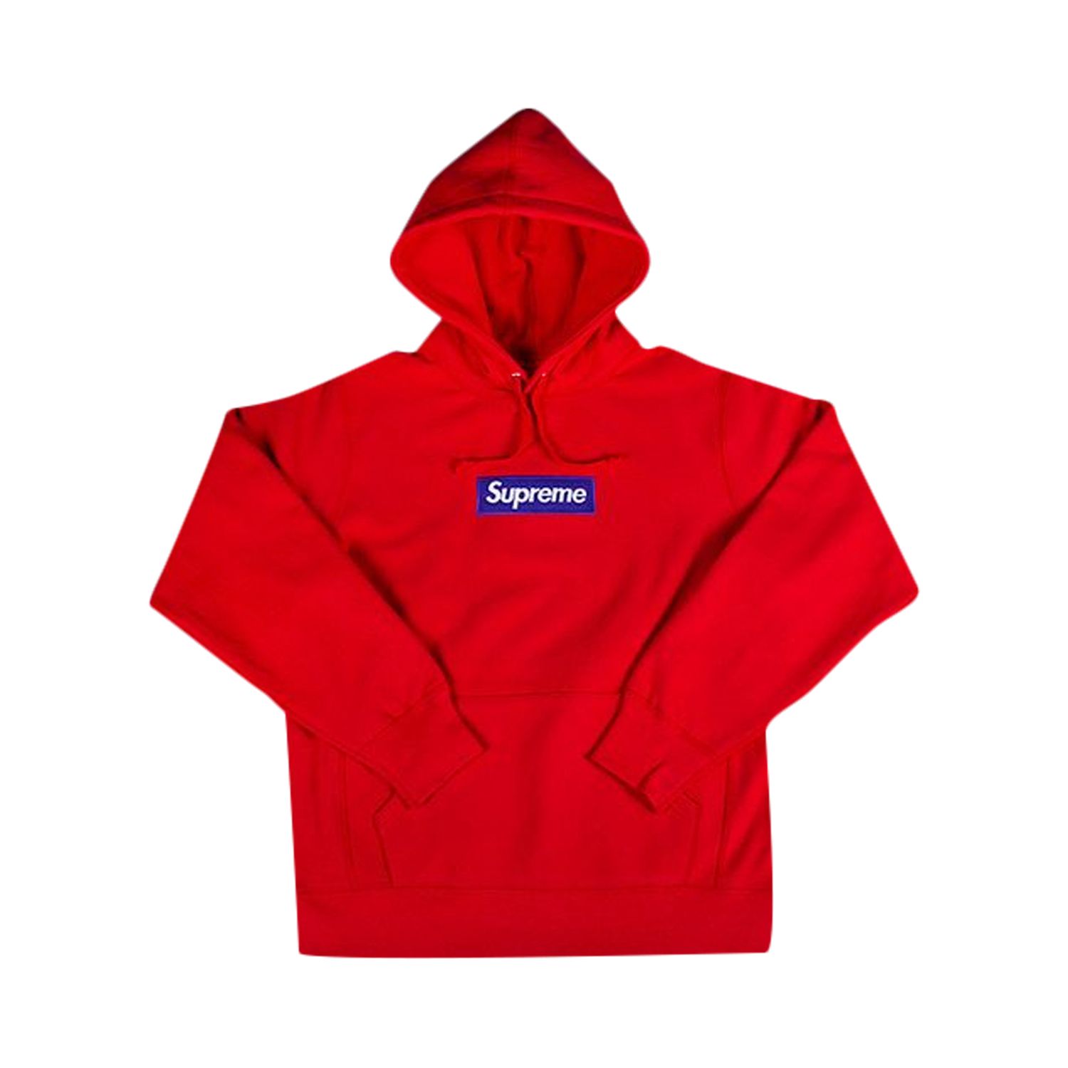 Supreme Box Logo Hooded Sweatshirt 'Red' | Men's Size L