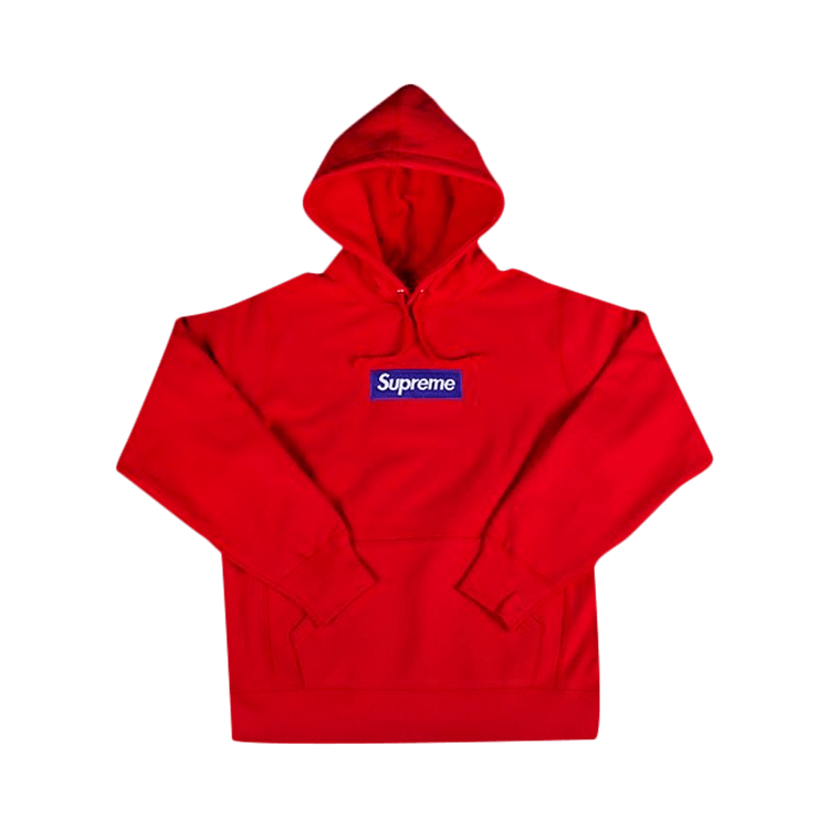 Buy Supreme Box Logo Hooded Sweatshirt Red FW17SW10 RED GOAT CA