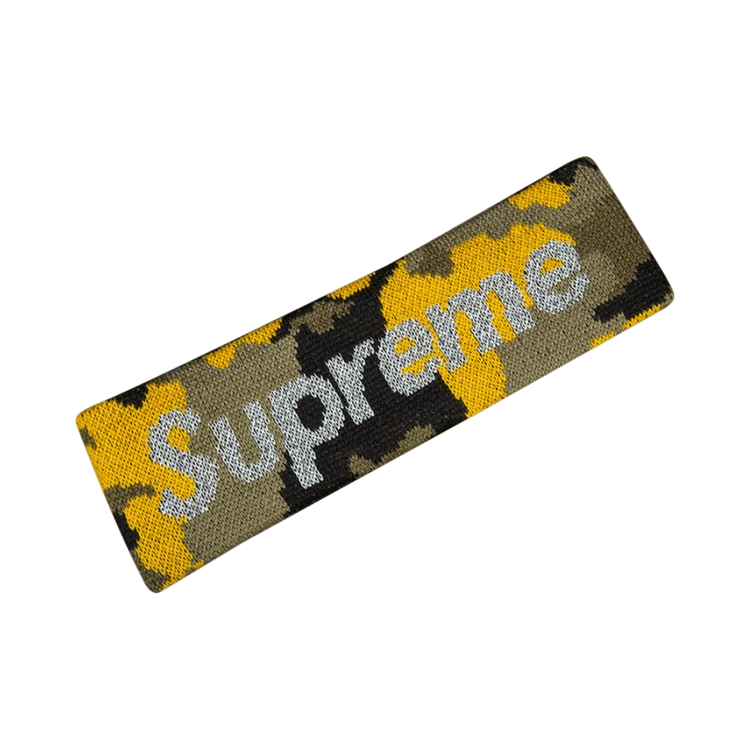 Supreme x New Era Reflective Logo Headband 'Yellow'