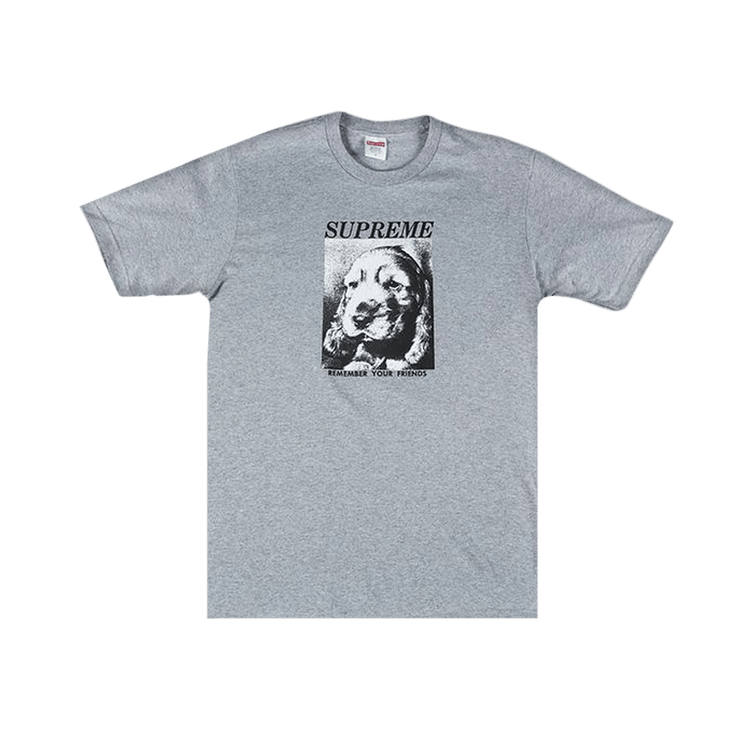 Size xl Supreme Remember T Shirt Grey