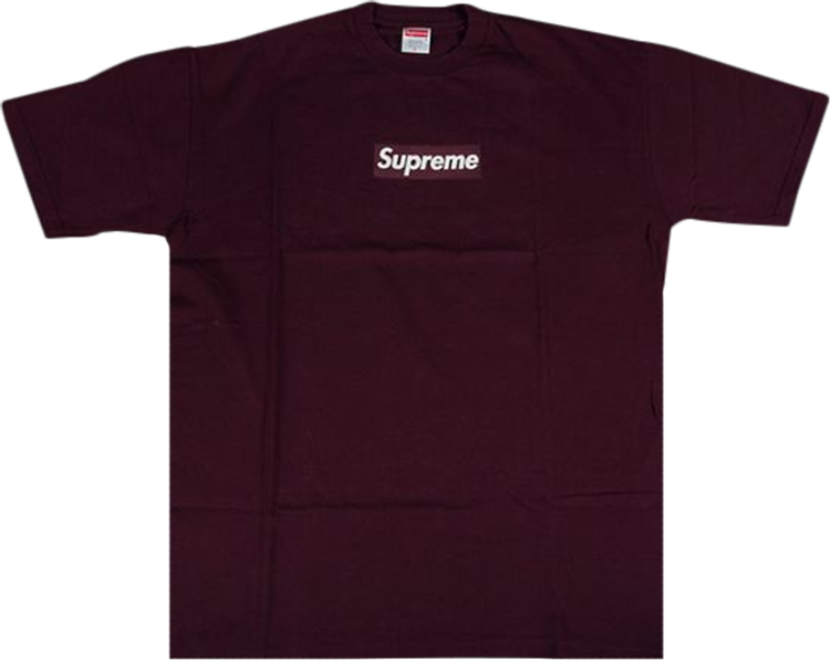 Buy Supreme Tonal Box Logo T-Shirt 'Maroon' - SS02T99 MAROON | GOAT