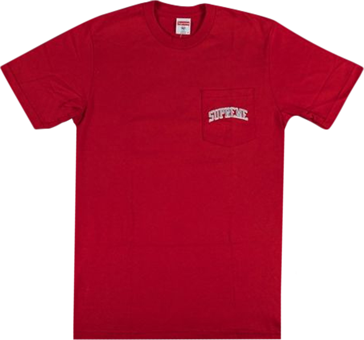 Buy Supreme x NFL Raiders '47 Pocket T-Shirt 'Red' - SS19T3 RED | GOAT