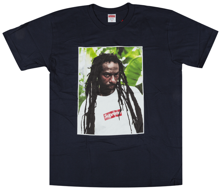 驚きの安さ Buy Supreme Buju Banton T-Shirt 'Navy' - SS19T62 NAVY | GOAT CA Tシャツ/カットソー(半袖/袖なし)