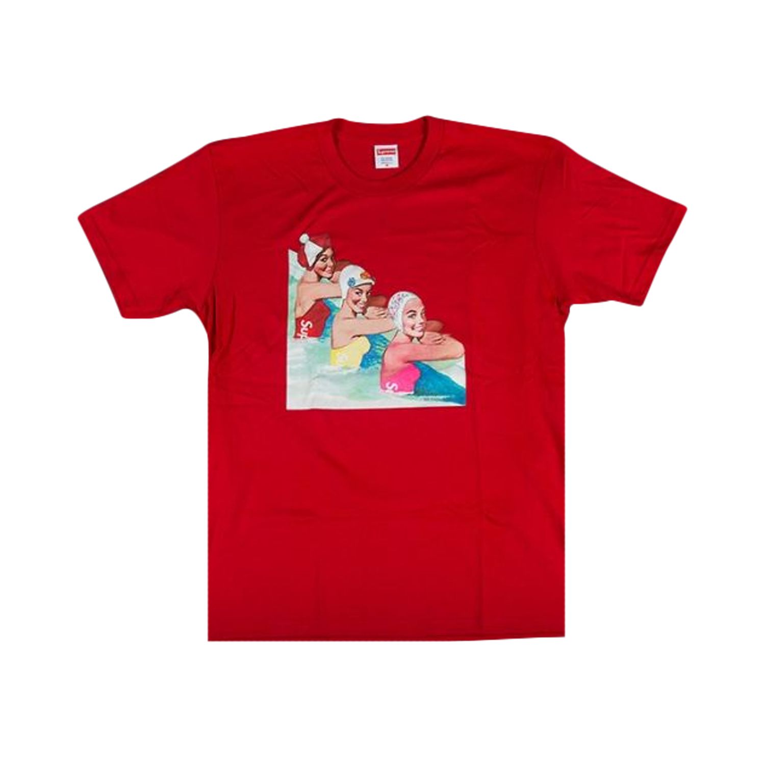 Supreme Swimmers T-Shirt 'Red' | Men's Size M