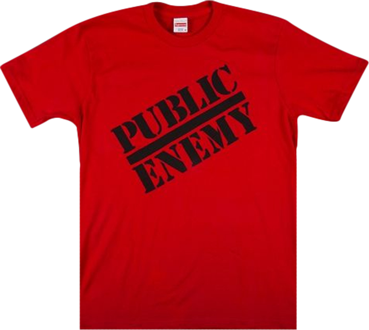 Supreme x Undercover x Public Enemy Blow Your Mind T-Shirt 'Red'