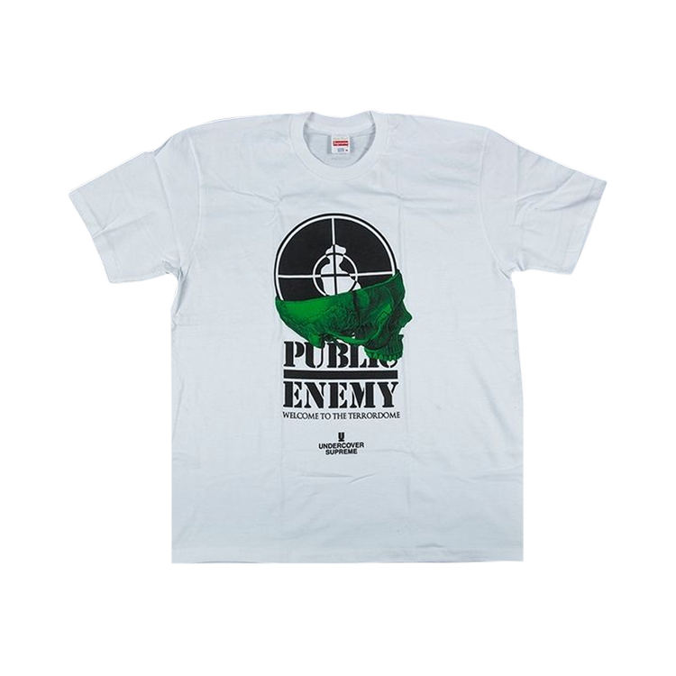 Supreme x Undercover x Public Enemy Terrordome T-Shirt 'White'