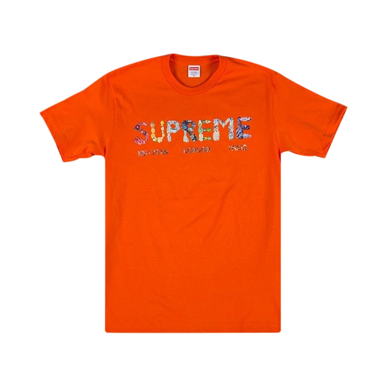 Supreme Crystals T-Shirt 'Orange' | Men's Size XL