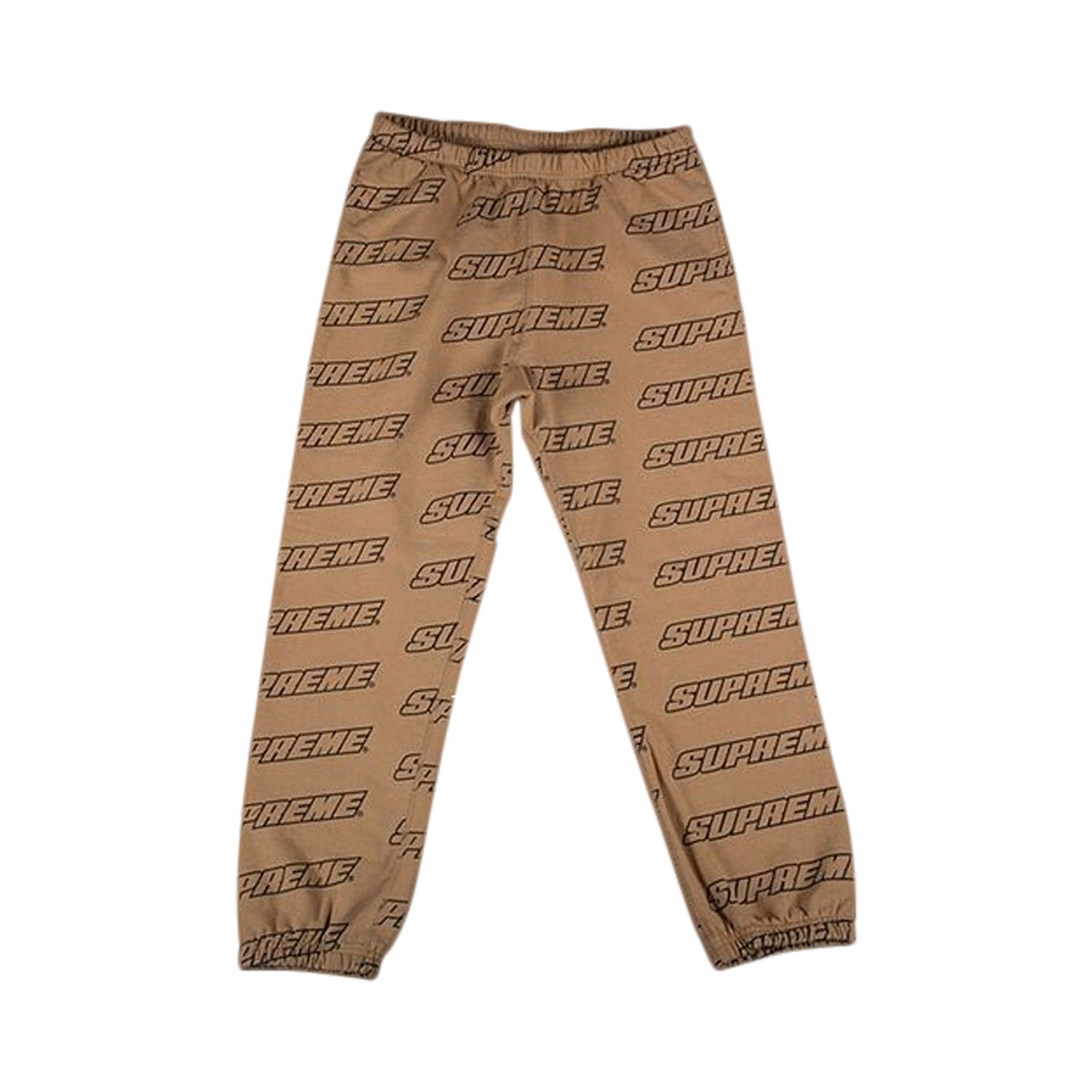 Pre-owned Supreme Repeat Sweatpant 'brown' | Men's Size L