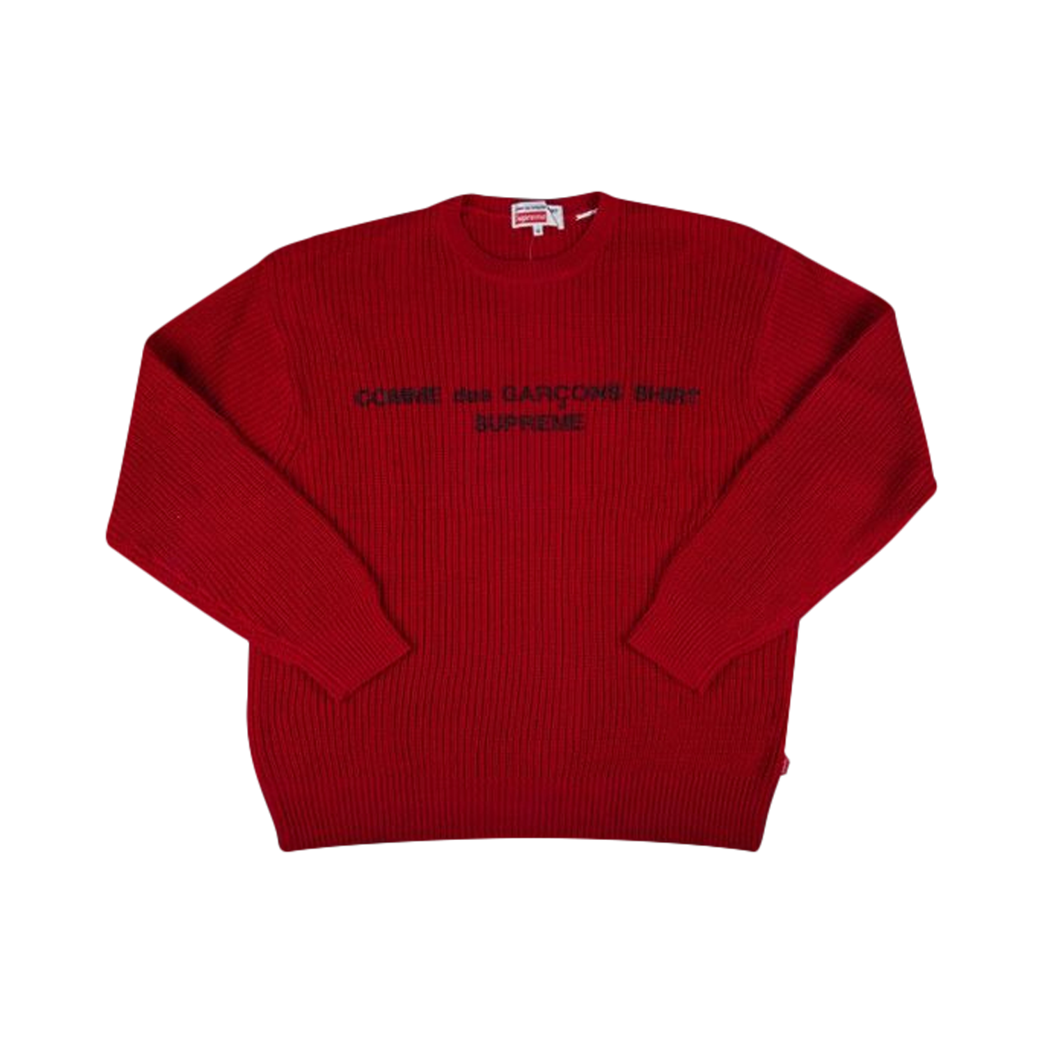 Supreme x Comme des Garçons Shirt Sweater 'Red'