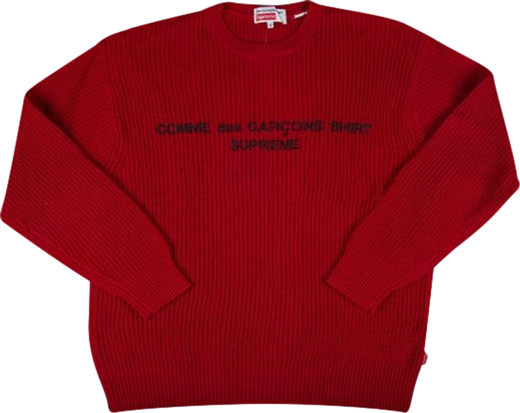 Buy Supreme x Comme des Garçons Shirt Sweater 'Red' - FW18SK1 RED
